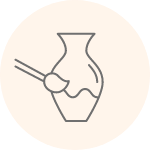 icone représentant une poterie pour présenter l'atelier émaillage