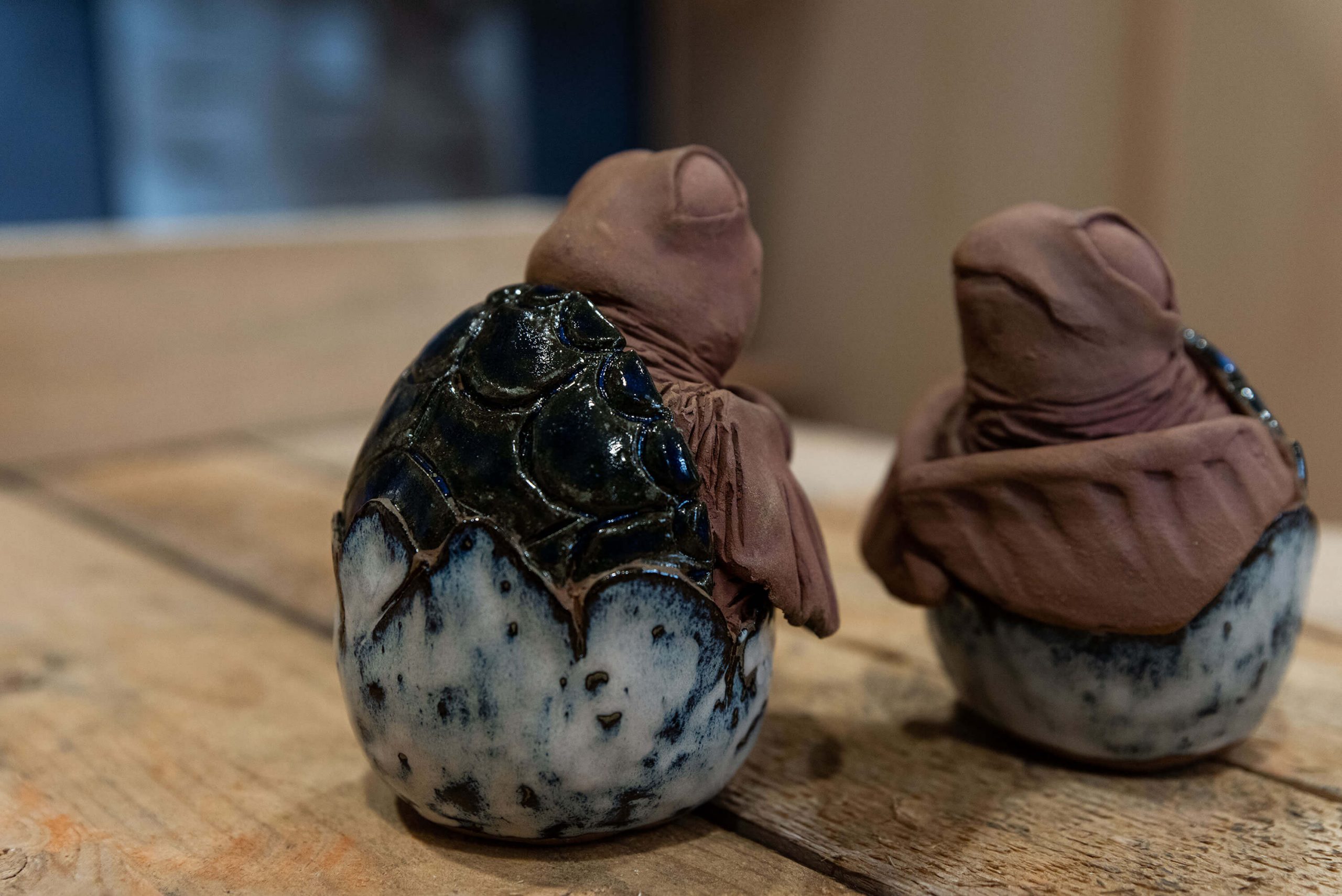 Coquille Tortue, création fantastique, créer par Corentin Vincent, La poterie de Sandra