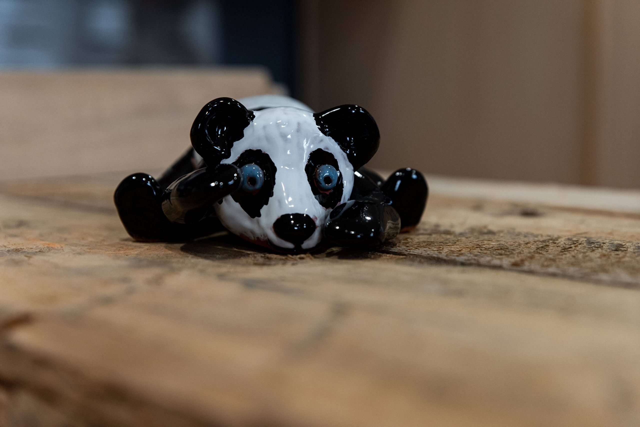 Panda, création fantastique, créer par Corentin Vincent, La poterie de Sandra