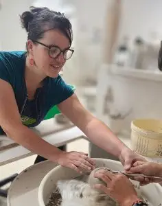 stage de poterie de tournage