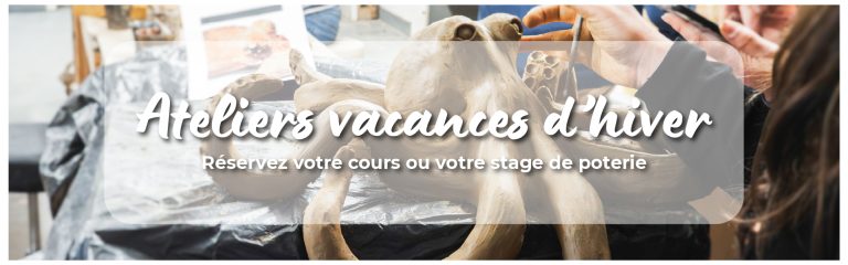 Vacances de février : Découvrez nos stages de modelage, tournage et émaillage pour enfants et adultes !